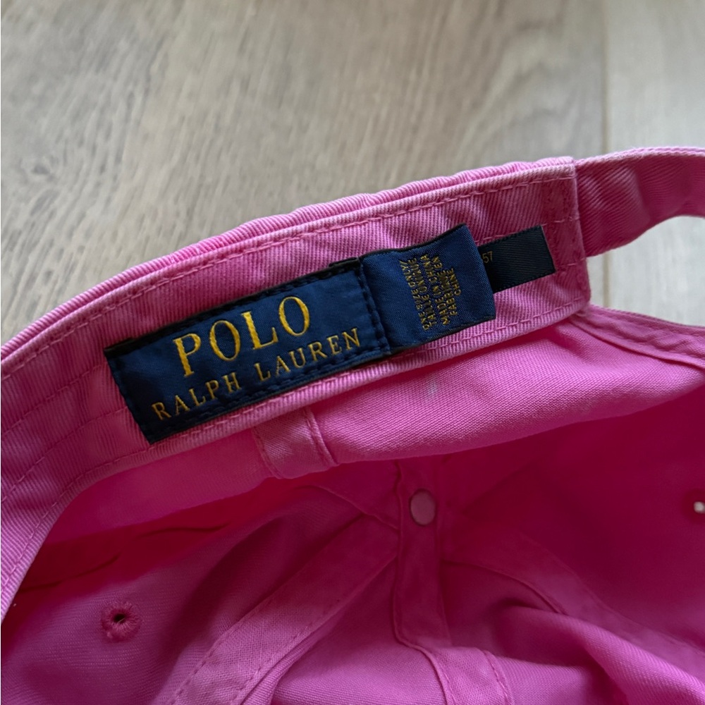 Polo Ralph Lauren Pink Baseball Cap - Picture 9 of 12